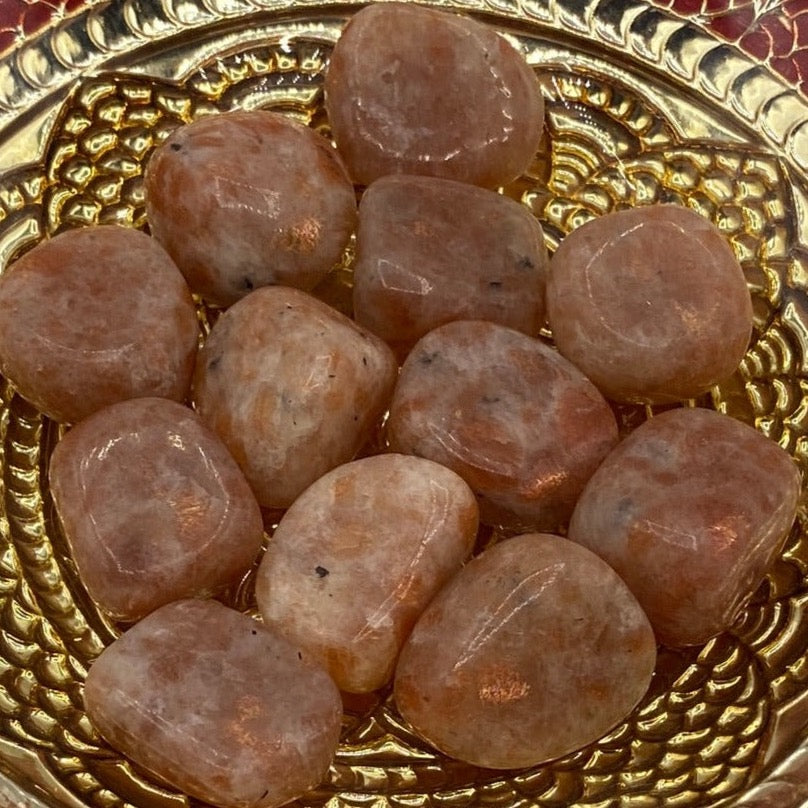 Sunstone Tumblestones - Personal Magnetism & Success Medium Crystals