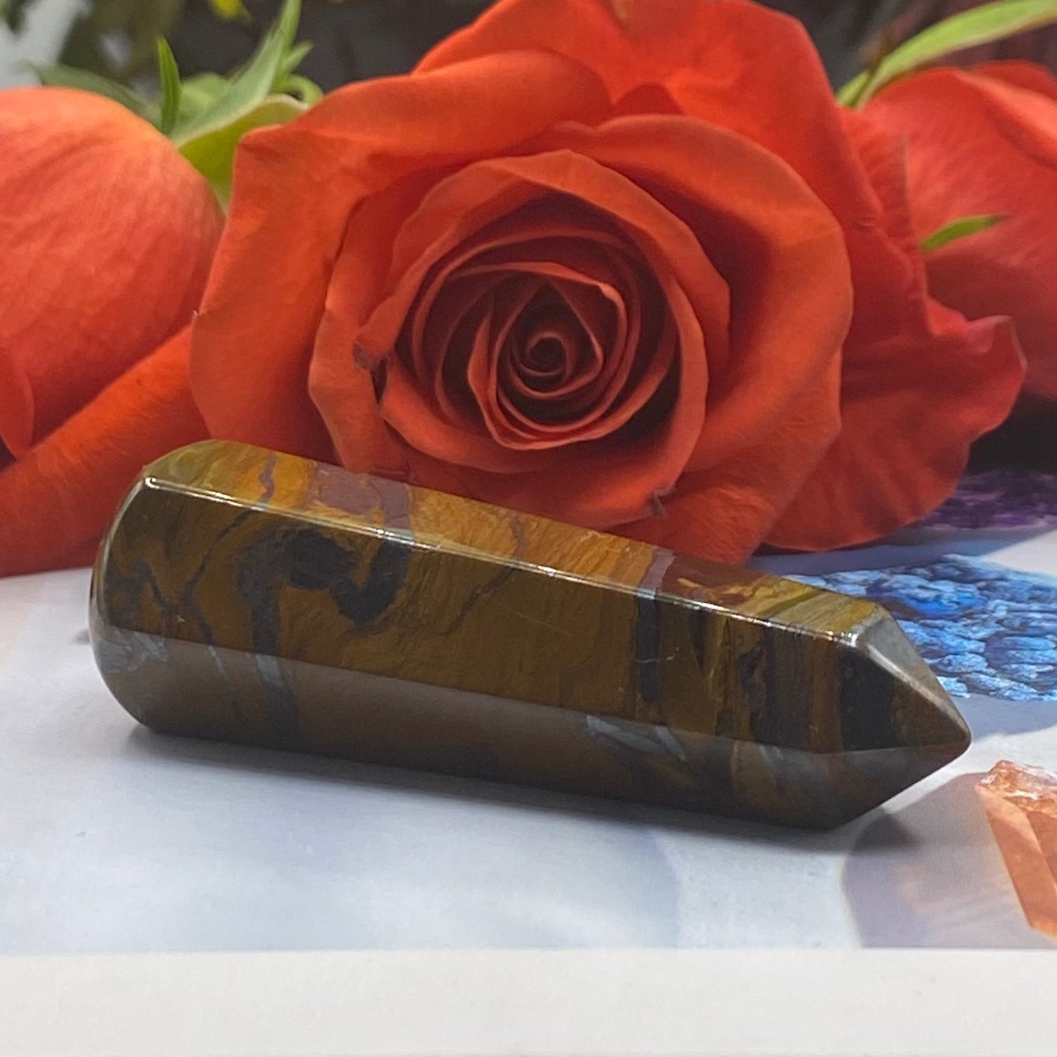 Tiger Iron Wand Crystals