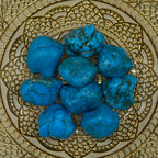Turquenite (Blue Howlite) Tumblestones Crystals
