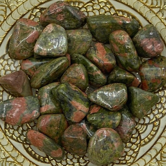 Unakite Tumblestones - Vision & Spiritual Transformation Crystals