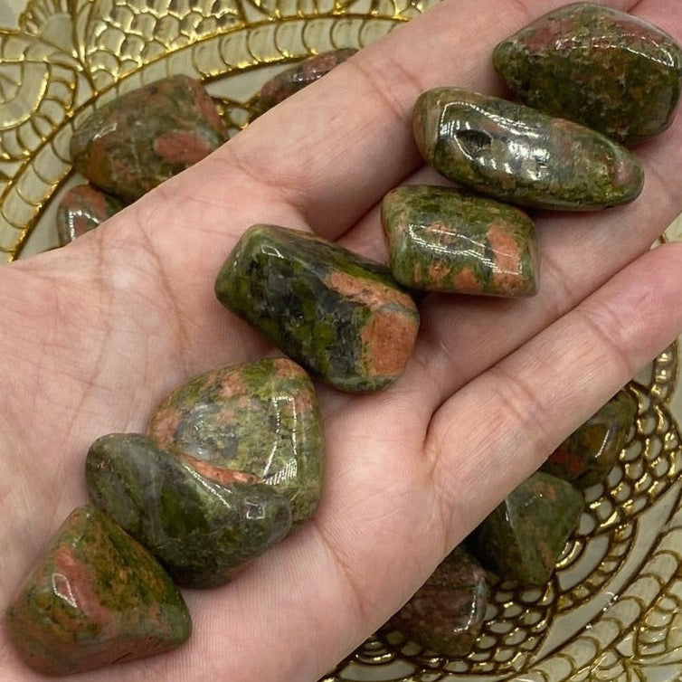 Unakite Tumblestones - Vision & Spiritual Transformation Medium Crystals