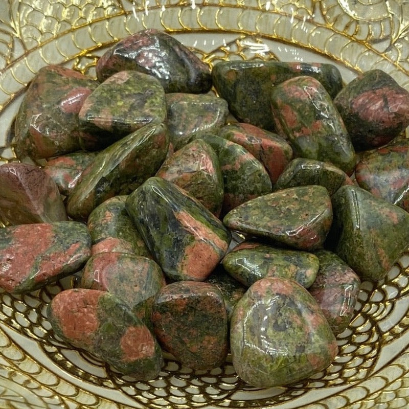 Unakite Tumblestones - Vision & Spiritual Transformation Crystals