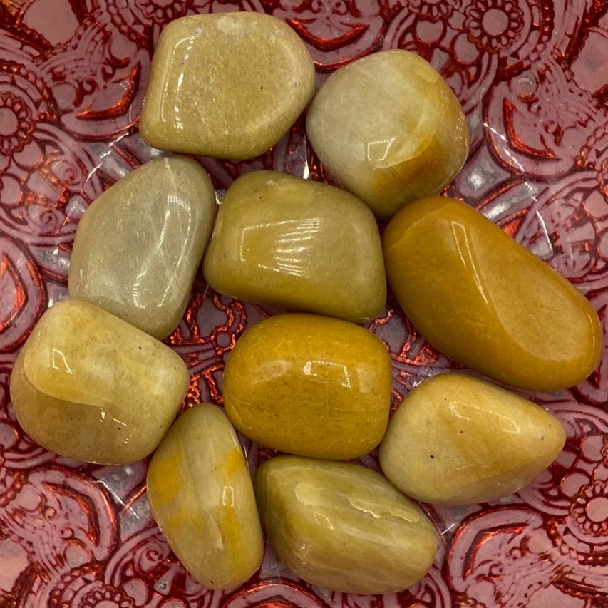Yellow Aventurine Tumblestones Large Crystals