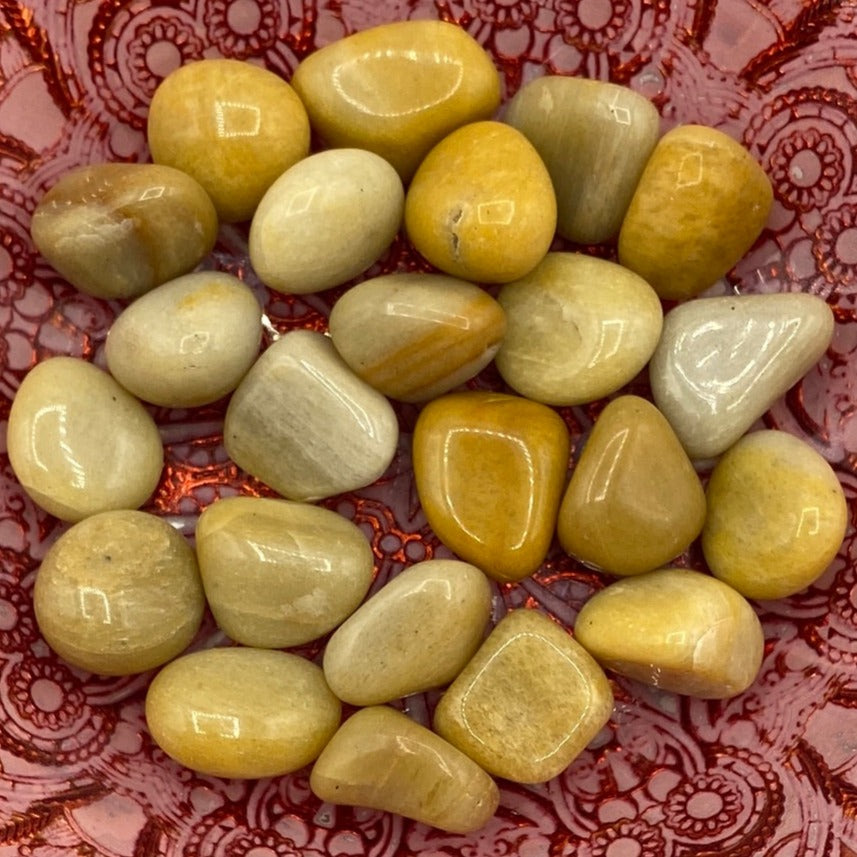 Yellow Aventurine Tumblestones Small Crystals