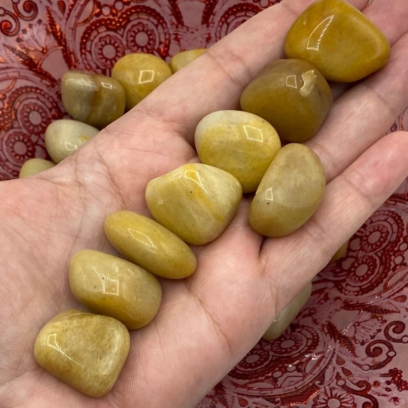 Yellow Aventurine Tumblestones Crystals