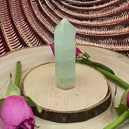 Green (Pistachio/Mint) Calcite Point - Vitality