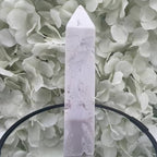 Snow Agate Obelisk - Mental Clarity & Grounding