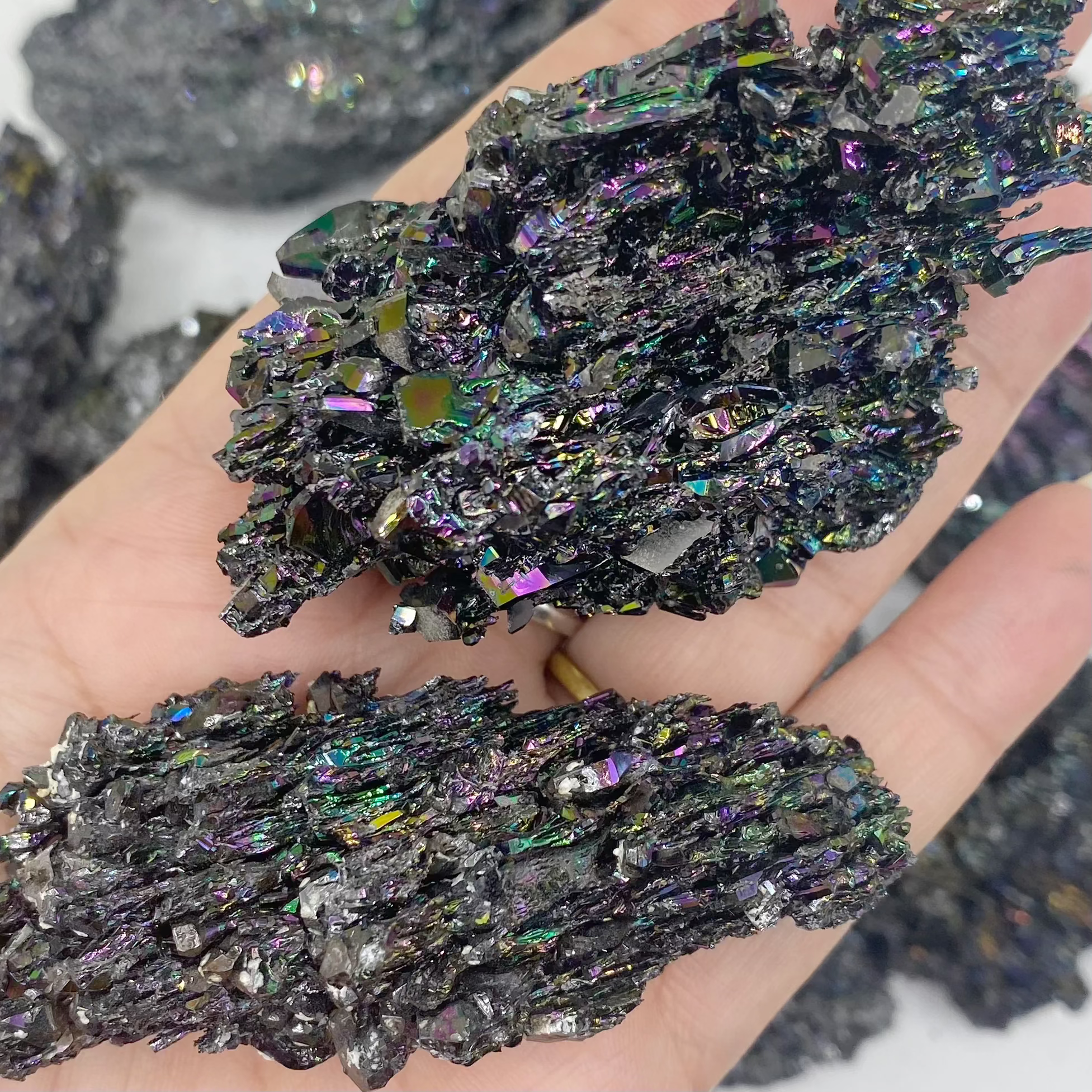 Silicon Carbide (Carborundum)- Vitality & Prosperity 20g - 50g Crystals