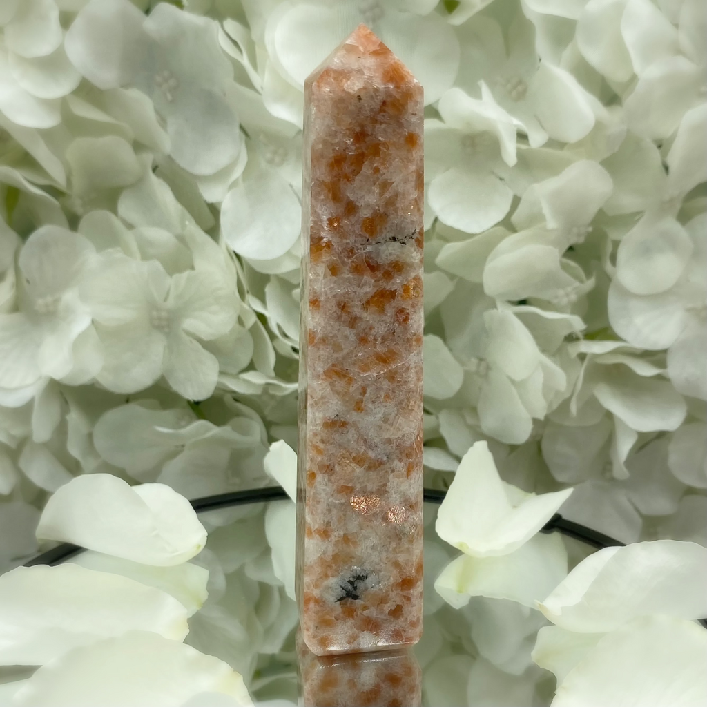 Sunstone Obelisk - Personal Magnetism & Success Crystals