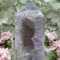 Amethyst in Agate Obelisk Drusy Tower - Balance & Harmony 1- 10.9cm x 5.9cm Crystals