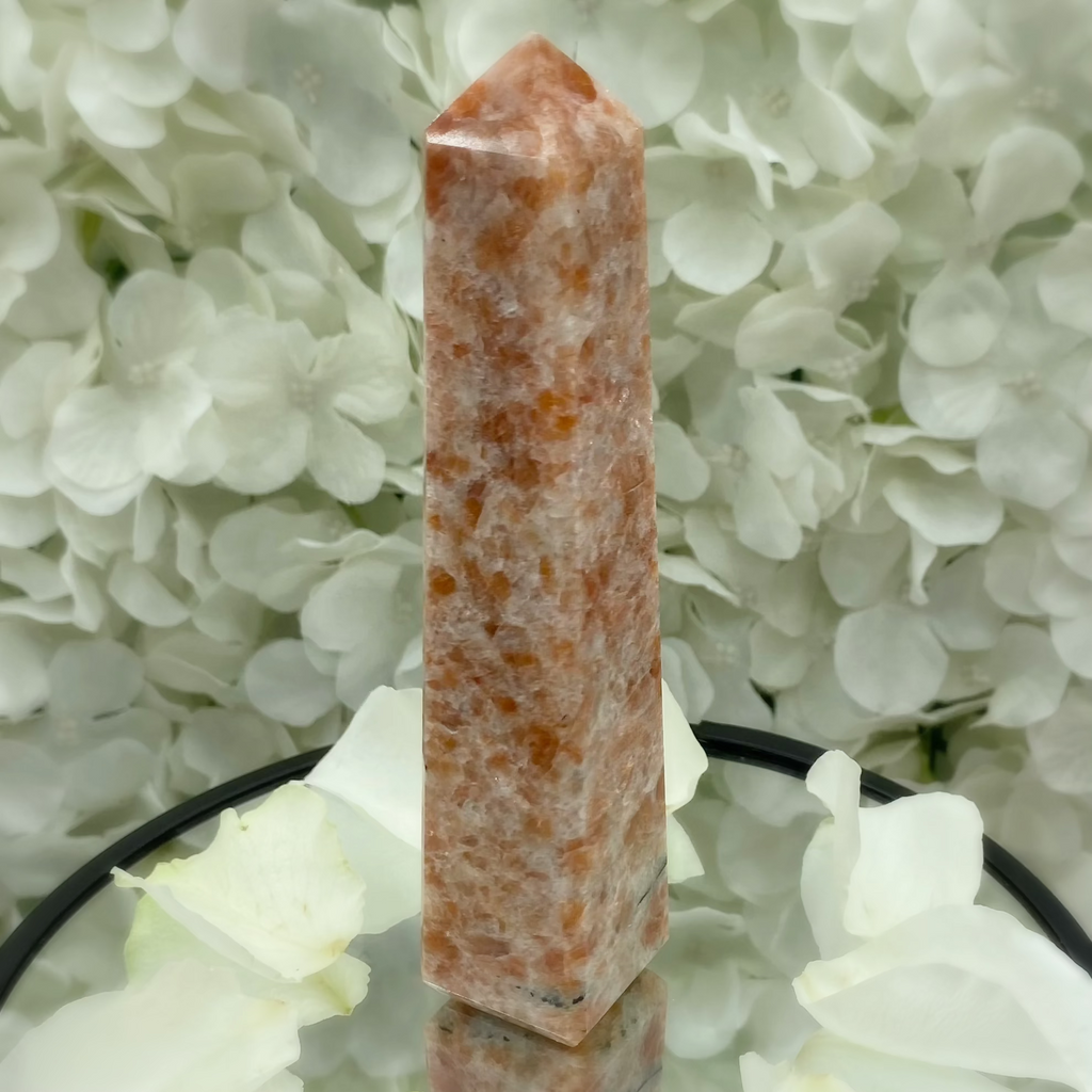 Sunstone Obelisk - Personal Magnetism & Success Crystals