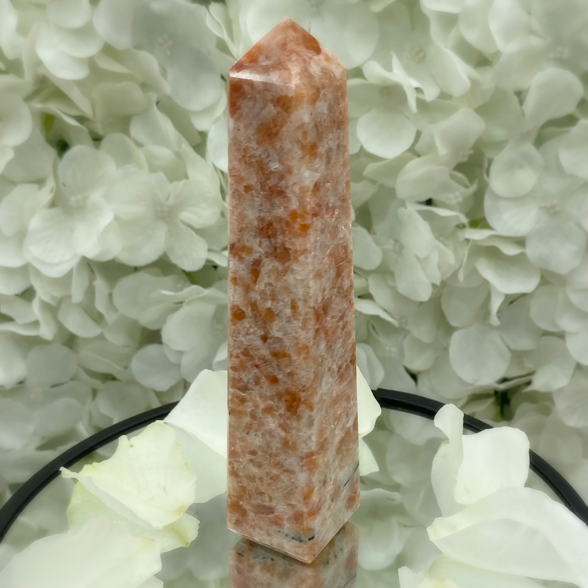 Sunstone Obelisk - Personal Magnetism & Success Crystals