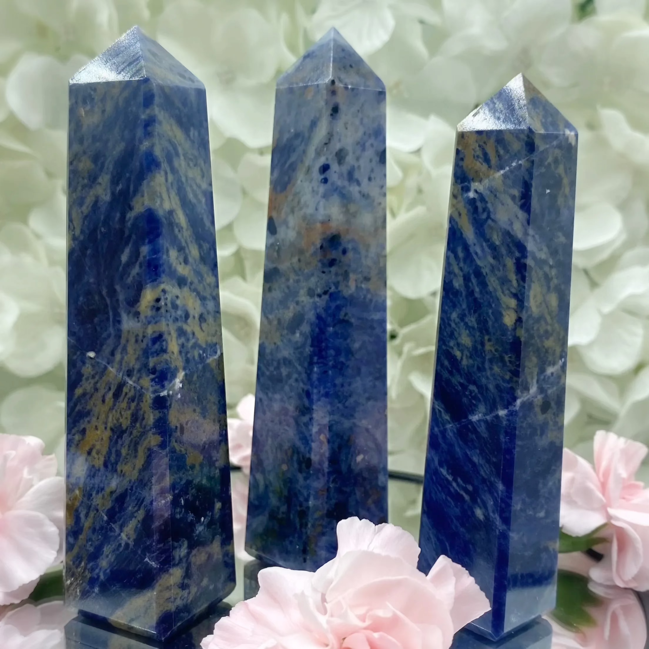 Sodalite Obelisk - Wisdom & Guidance Crystals