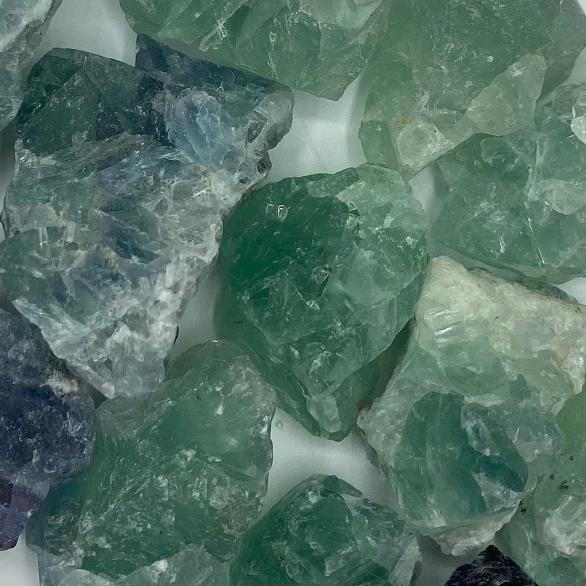 Rough Fluorite Chunk - Intuition & Protection Crystals