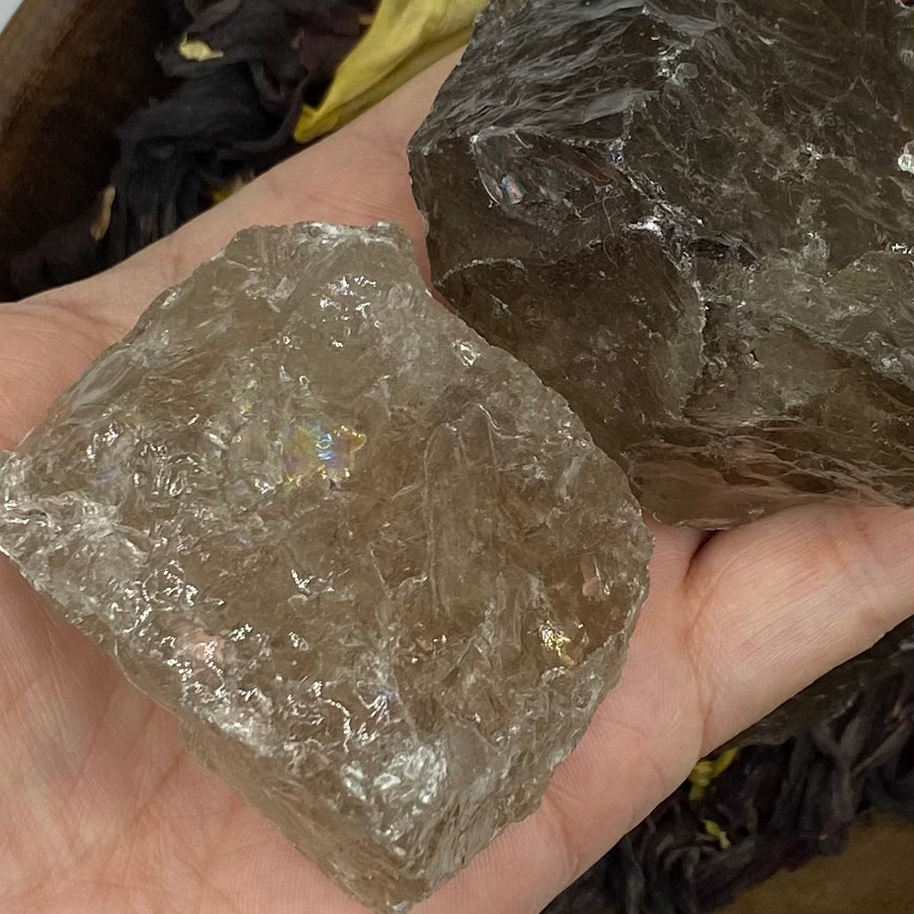 Rough Smoky Quartz Chunk - Open Paths & Protection 110g - 160g Crystals