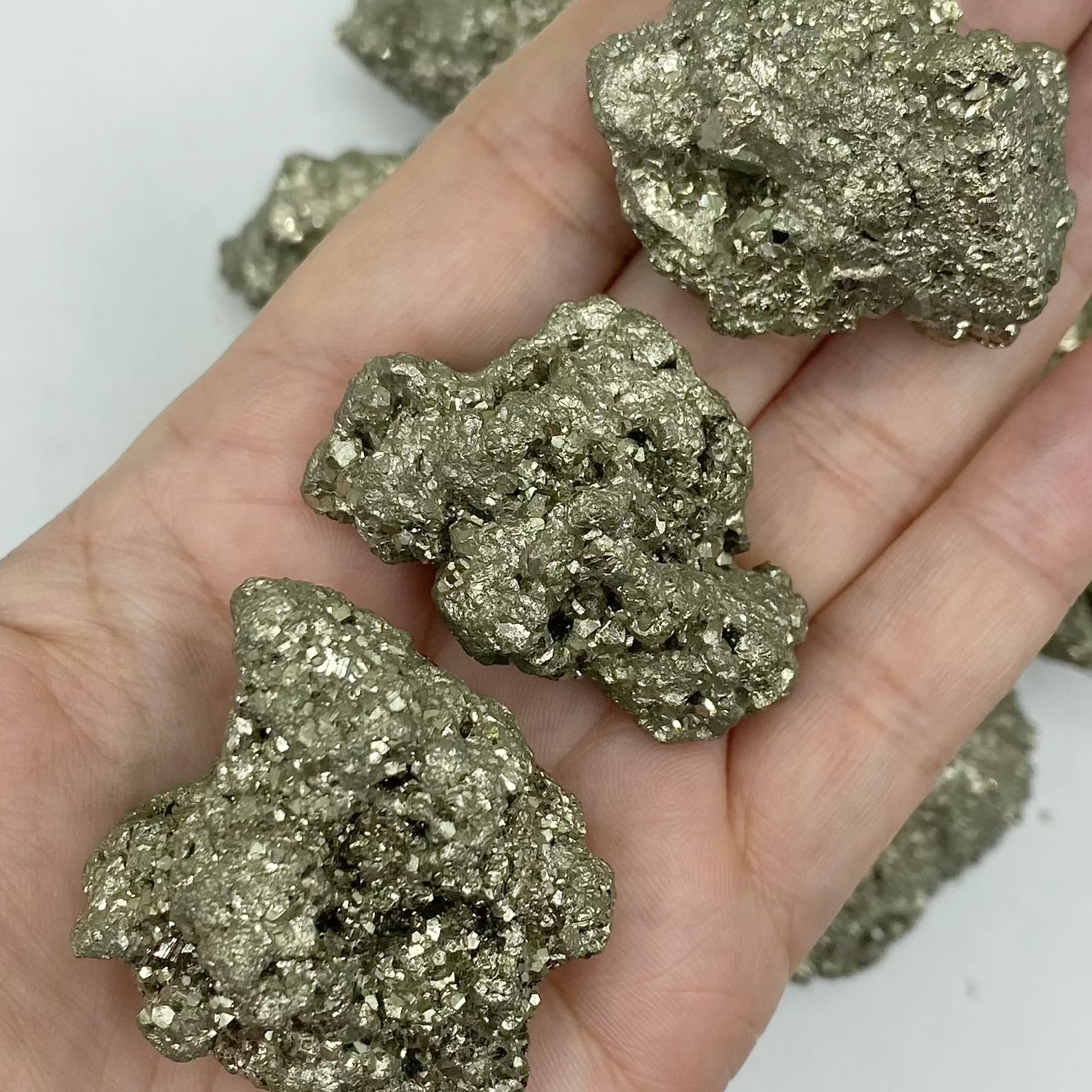 Rough Pyrite Chispa (Extra Quality) Chunk - Success & Prosperity 40g - 70g Crystals