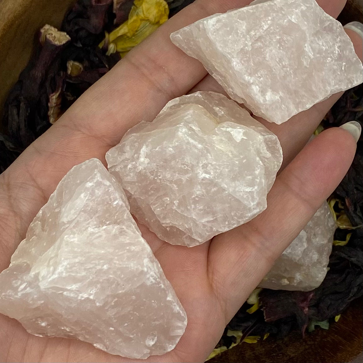 Rough Rose Quartz Chunk - Universal & Unconditional Love Medium (30g - 50g) Crystals
