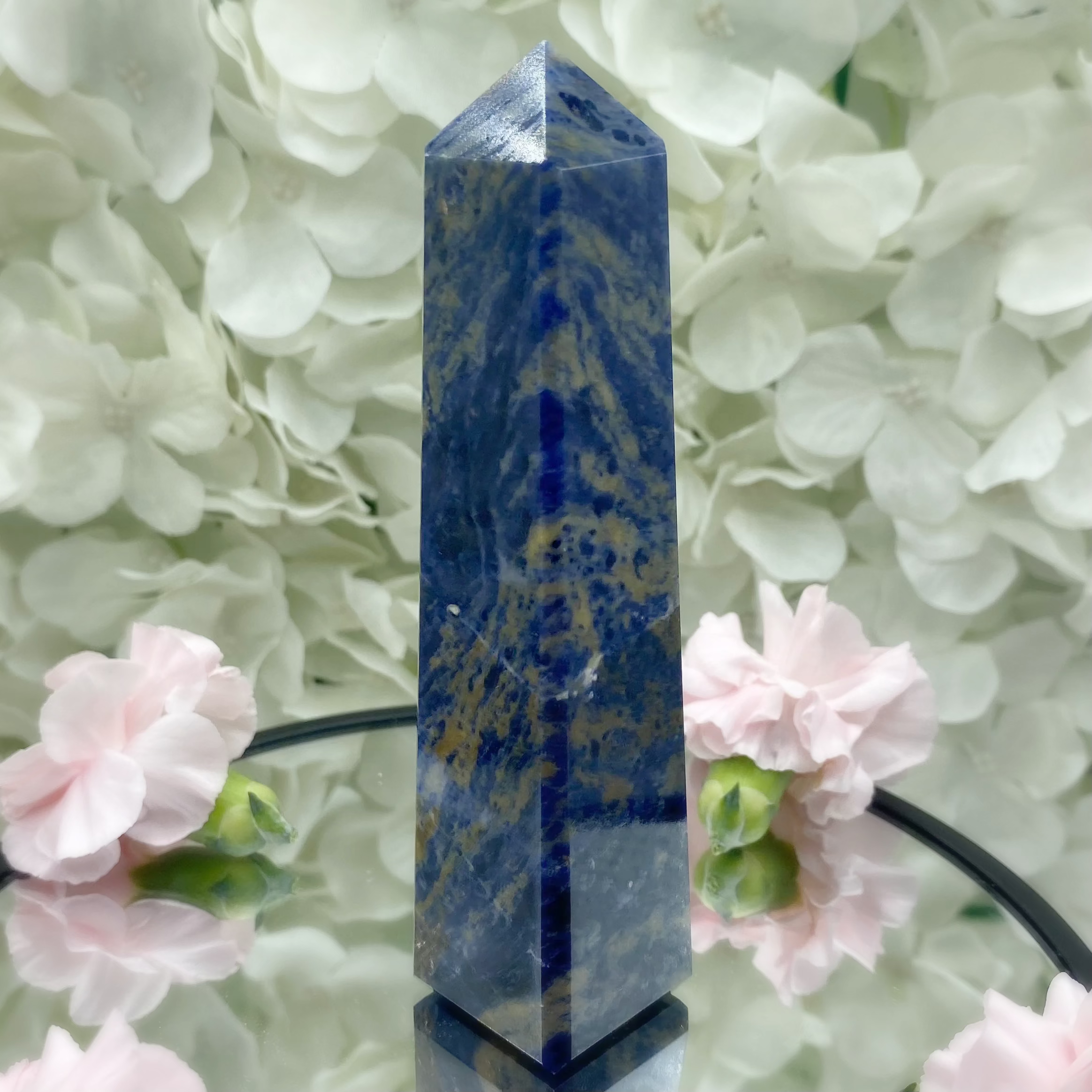 Sodalite Obelisk - Wisdom & Guidance 4- 12.3cm Crystals