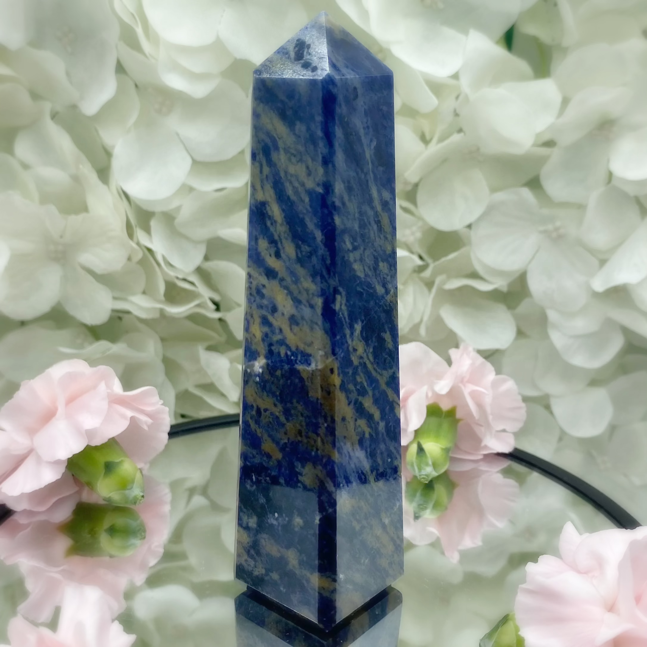 Sodalite Obelisk - Wisdom & Guidance Crystals