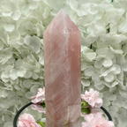 Rose Quartz Tower - Universal & Unconditional Love Crystals