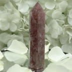 Strawberry Quartz Point - Intuition & Emotional Healing Crystals