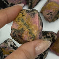Rough Rhodonite Chunk - Emotional Healing & Self-Confidence 30g - 50g Crystals