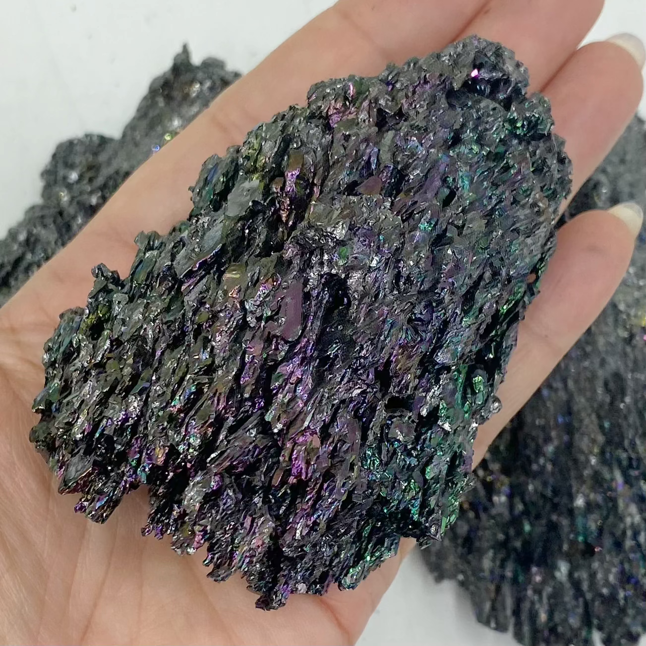 Silicon Carbide (Carborundum)- Vitality & Prosperity 150g - 170g Crystals