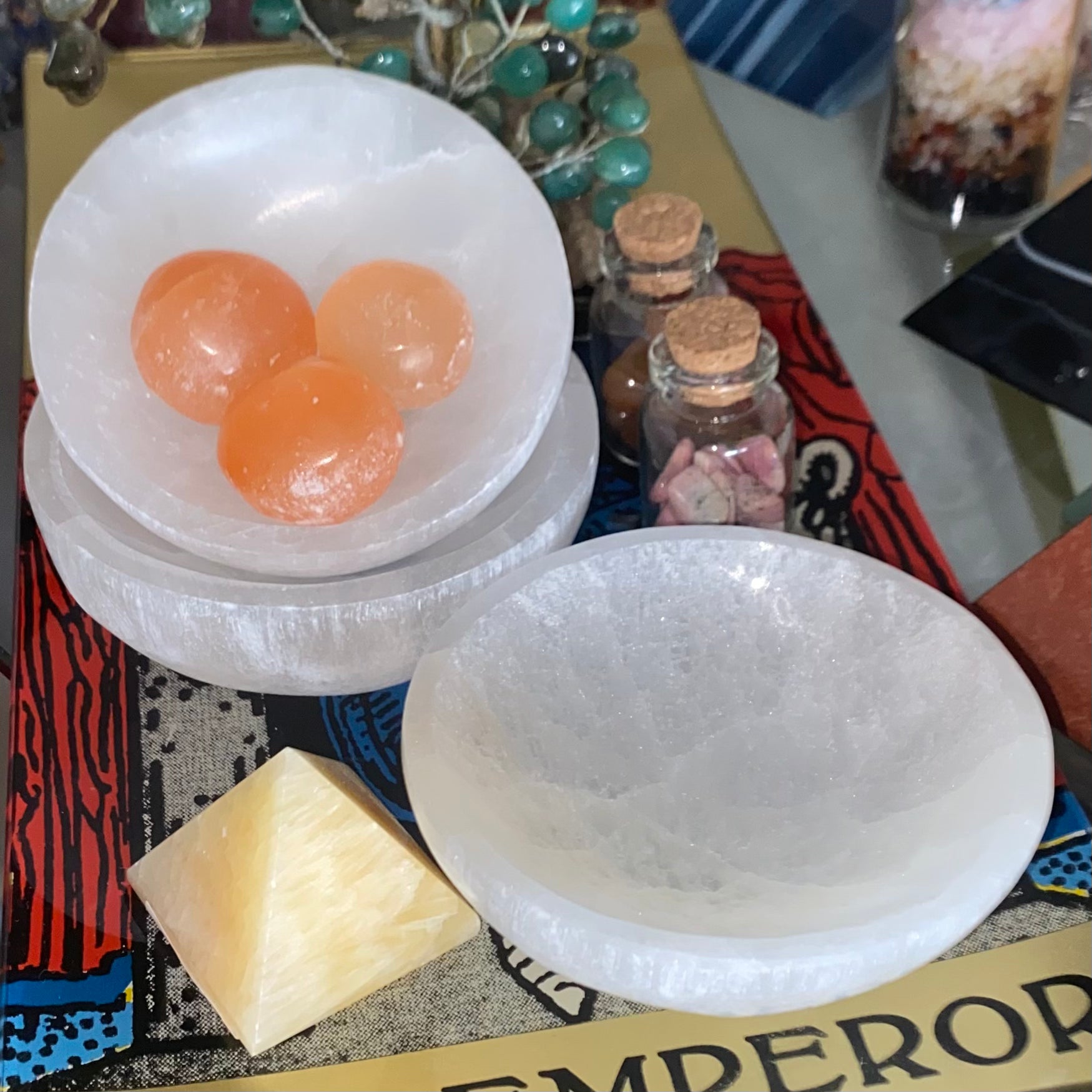 Selenite Charging Bowl Crystals