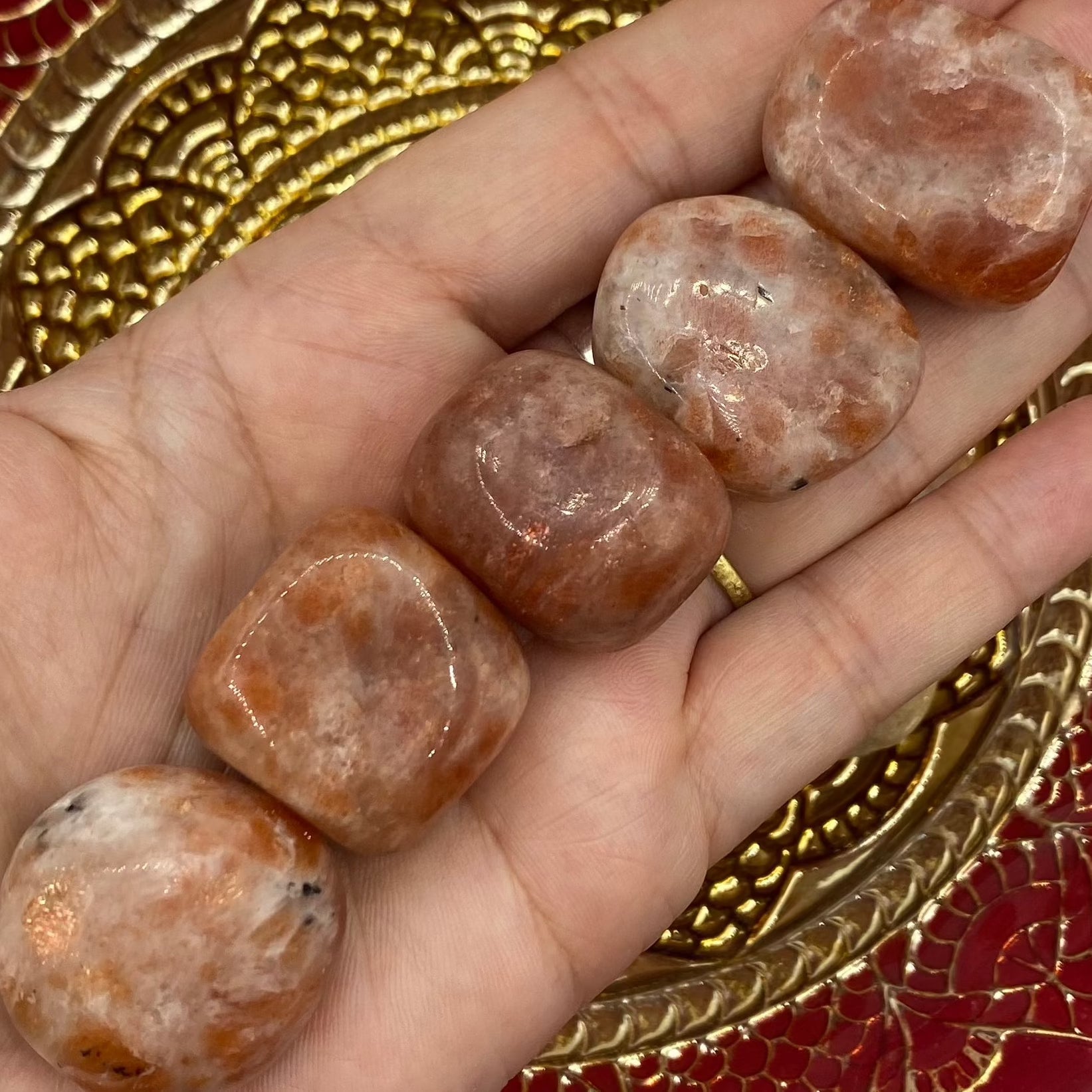 Sunstone Tumblestones - Personal Magnetism & Success Crystals