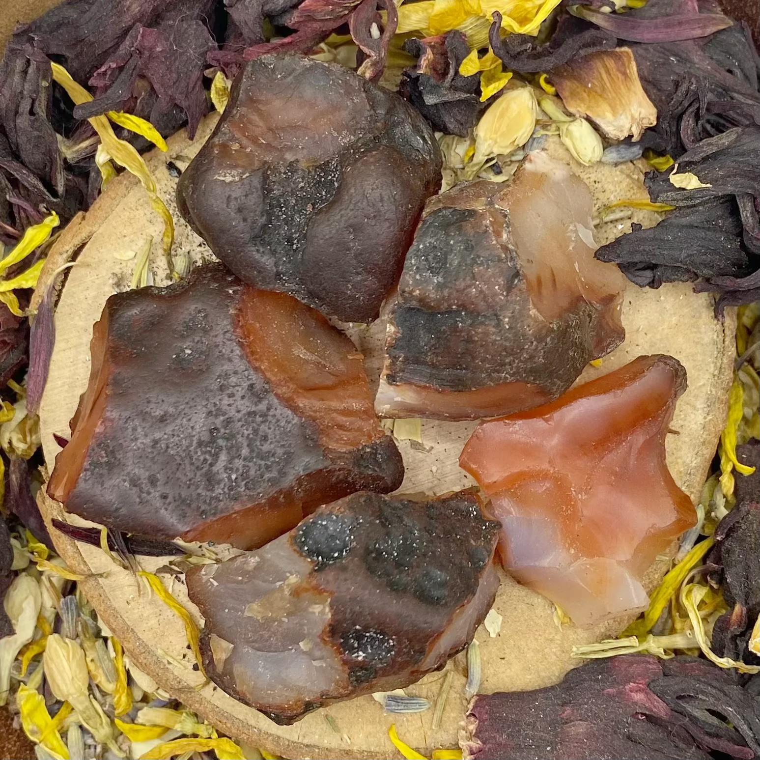 Rough Carnelian Chunk - Vitality & Courage Crystals