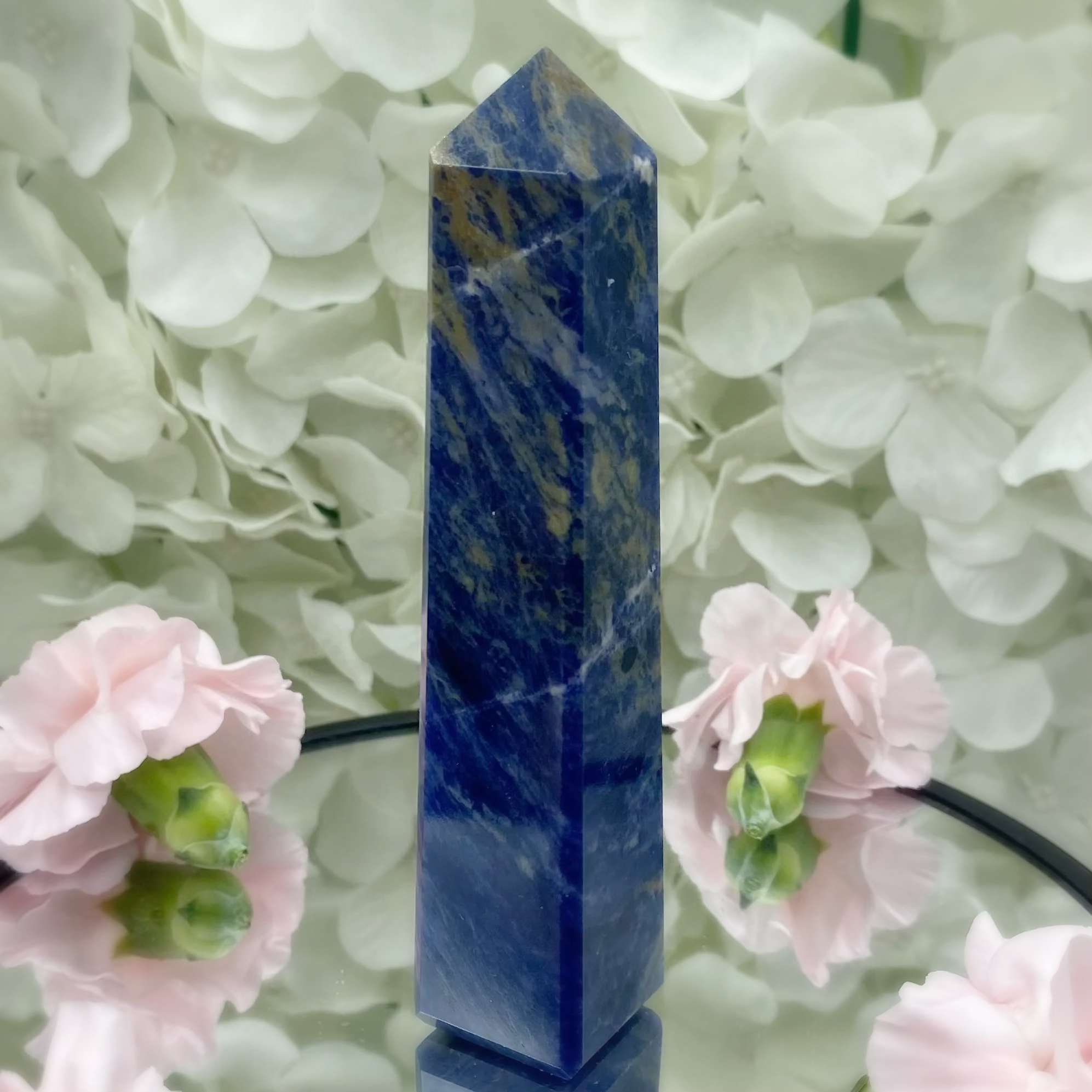 Sodalite Obelisk - Wisdom & Guidance 3- 11.7cm Crystals
