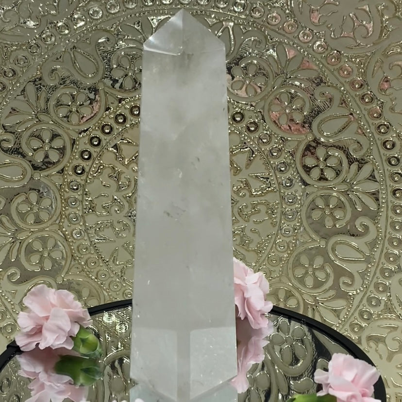 Quartz Obelisk - Intuition & Wisdom 2- 16cm Crystals