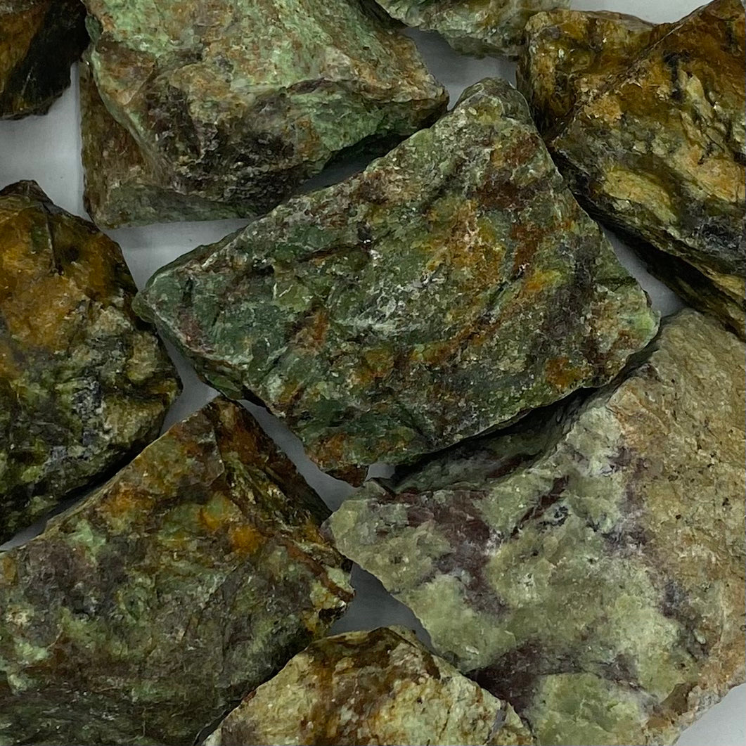 Rough Pistachio (Green) Opal Chunk Crystals