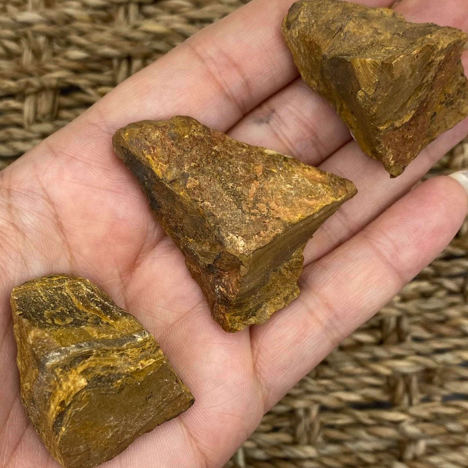 Rough Tiger's Eye Chunk - Courage & Protection 2- 20g - 30g Crystals