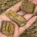 Rough Tiger's Eye Chunk - Courage & Protection 1- 10g -20g Crystals