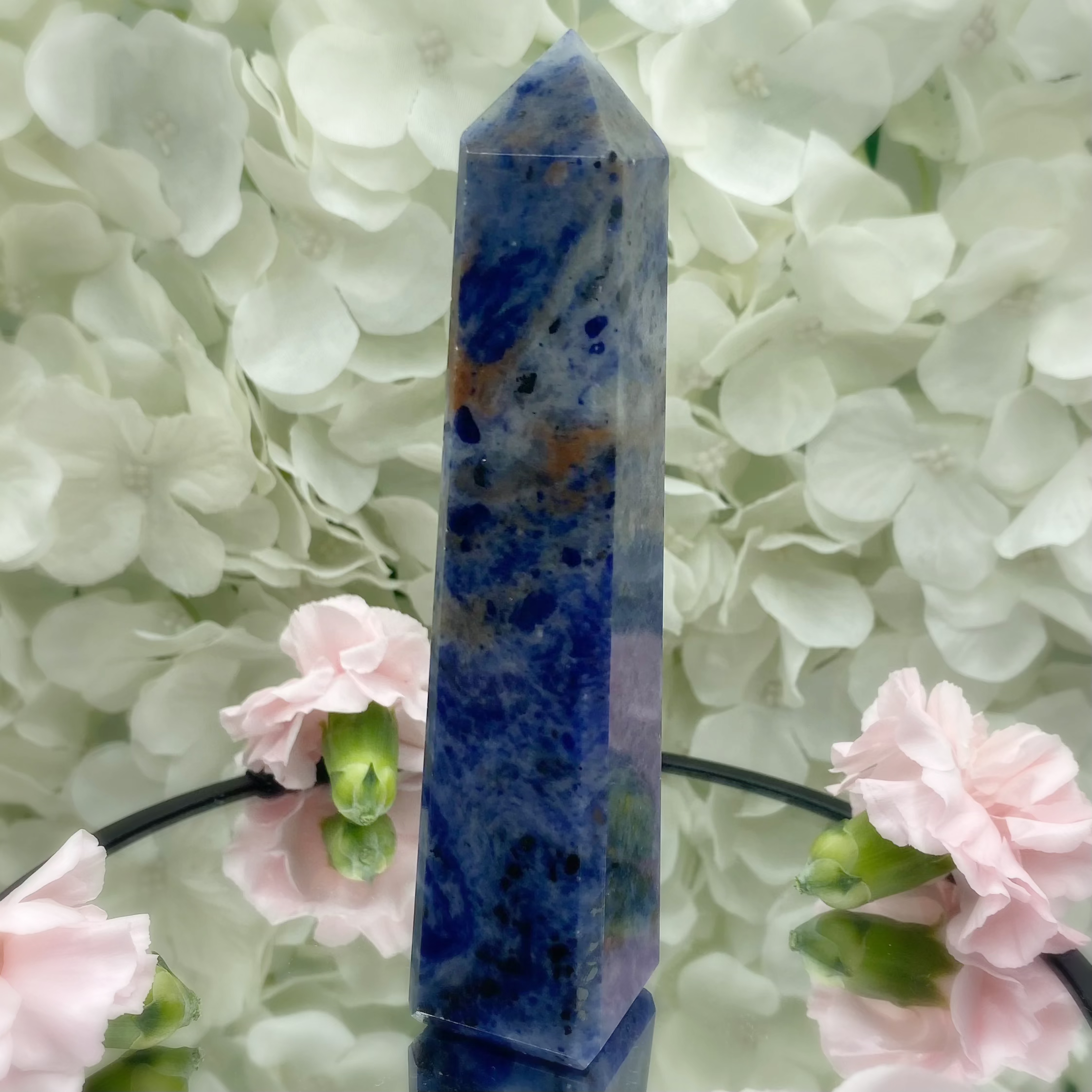 Sodalite Obelisk - Wisdom & Guidance Crystals