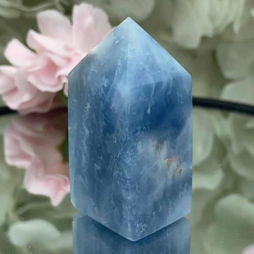 Aquamarine Point - Serenity & Intuition 4- 4.7cm x 2cm Crystals