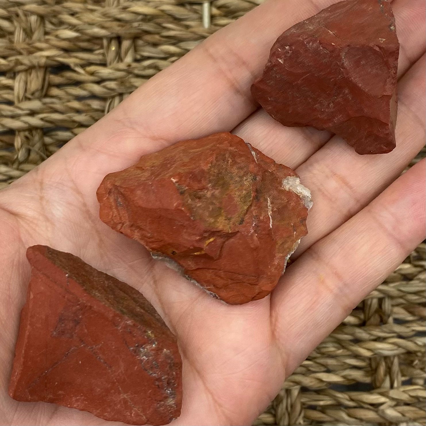 Rough Red Jasper Chunk - Vitality & Protection 20g - 30g Crystals